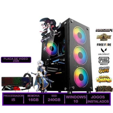 Pc Completo Gamer Com Wi-fi E Monitor Lcd! + 30 Jogos! - IMPERIUMS -  Computador Gamer - Magazine Luiza