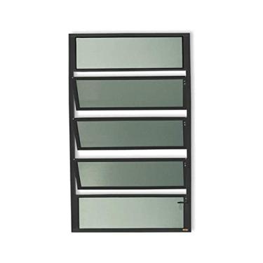 Imagem de Basculante Plus Vidro Boreal 100cm x 60cm Brimak Preto