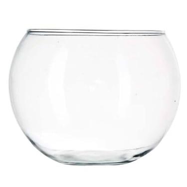 Imagem de Vaso Tipo Aquário Redondo Gigante Vidro 9 Litros Decoração Arranjos Ornamentais