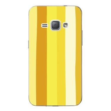 Imagem de Capa Case Capinha Samsung Galaxy J1 2016 Arco Iris Amarelo - Showcase