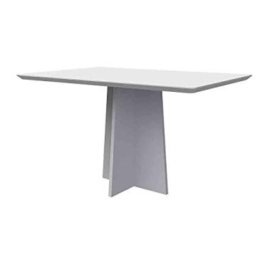 Imagem de Mesa de Jantar Tampo Canto Arredondado 135x35 cm Ana New Ceval