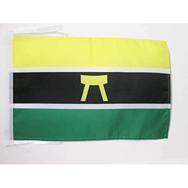 Imagem de Faixa AZ bandeira Ashanti pessoas 18 polegadas x 12 polegadas - Asante pequenas bandeiras 30 x 45 cm - banner 18 x 12 polegadas