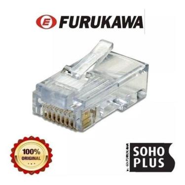 Imagem de Conector Plug Rj45 Macho Cat5E Sohoplus Furukawa Caixa C/500