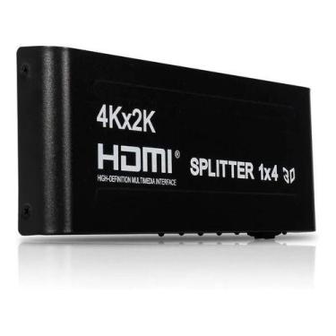 Imagem de Splitter Divisor Hdmi Hdtv 1X2 1 Entrada 2 Saídas Full Hd 3D - Nova Vo