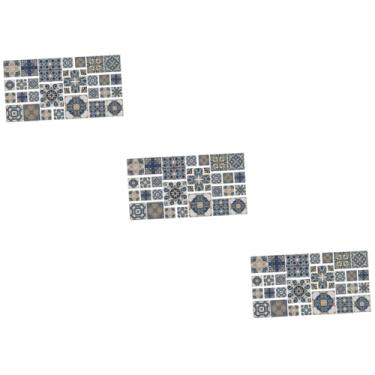 Imagem de HEMOTON 84 Peças adesivos de azulejo adesivo de parede cozinha adesivo parede cozinha fosco espesso decoração de acessórios para casa descascar e colar azulejos suprimentos domésticos PVC
