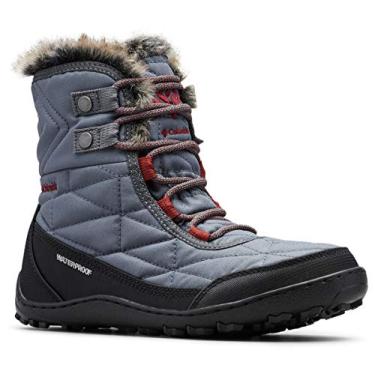 Imagem de Columbia Bota de neve feminina Minx Shorty II, Grafite, ferrugem profunda, 7