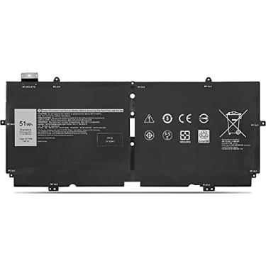 Imagem de Bateria do notebook for 52TWH Replacement Laptop Battery for Dell XPS 13 7390 2-in-1 Series Notebook MM6M8 0MM6M8 7.6V 51Wh 6375mAh 4-Cell