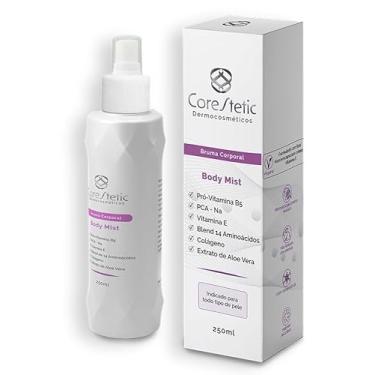 Imagem de Hidratante Corporal Nutritivo em forma de Bruma Corporal, Previne o Ressecamento e o Envelhecimento da Pele, Firmeza e Maciez. Antioxidante, Pró-vitamina B5, PCL-Na, Vitamina E, Blend com 14 Aminoácidos, Colágeno, Extrato de Aloe Vera, Bruma Corporal, Body Mist, Core Stetic.