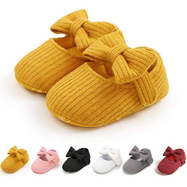 Imagem de Pantufas infantis para meninos e meninas, botas de lã confortáveis, calça macia, calça quente, meias de desenho animado, sapatos para recém-nascidos, 1925 White, 0-6 Months Infant