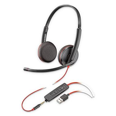Imagem de Headset Blackwire C3225 USB 209747-101 Plantronics, Preto, medio