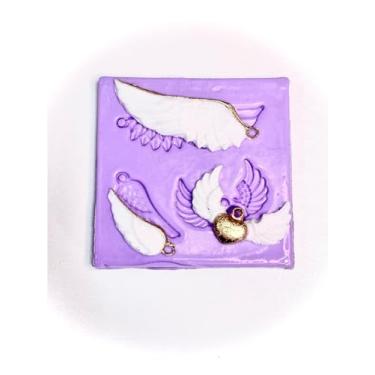 Imagem de Confeitaria dos moldes, F1168 MOLDE DE SILICONE ASA ANJO CONFEITARIA BISCUIT