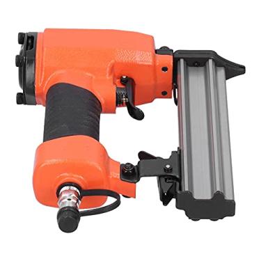 Imagem de Pistola Pneumática de Pregos Em Liga, Pistola Pneumática de Pregos, Grampeador Pneumático, Grampeador de Coroa Estreita de Aço P625, Ferramenta de Pregar Madeira Em Linha Com