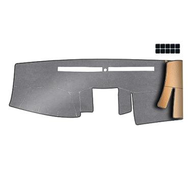 Imagem de QUYDDC Capa de painel Dacron atualizada adequada para Nissan Frontier 2007-2021/Suzuki 2009-2012 antirreflexo eficaz, reduz reflexo, proteção solar, à prova de poeira, absorção de umidade à prova de