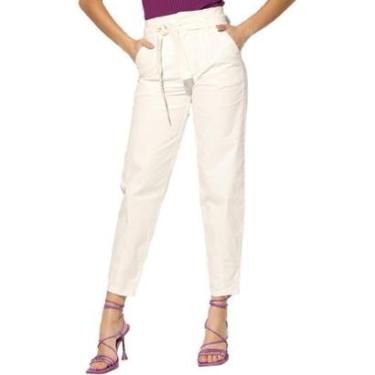 Imagem de Calça Jeans Onça Preta Pregas . Feminino-Feminino