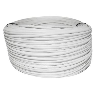 Imagem de Fibra Junco Sintético Meia Cana 6mm rolo de 600 metros com proteção UV (Branco)