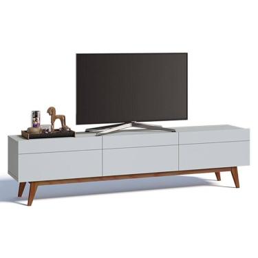 Imagem de Rack Bancada Classic 3 Gavetas 2.2 Branco Acetinado - Imcal