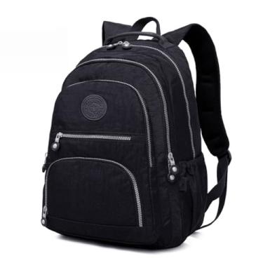 Imagem de Mochila Bolsa Fofa Moderna Feminina Estilosa Colorida Elegante Academia Impermeável Estudante Escolar Faculdade Viagem Trabalho Treino Fashion Mochilas Para Notebook Linda Passeio Leve Grande