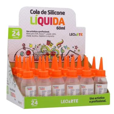 Imagem de Cola silicone leonora 100ml - artesanato e eva isopor