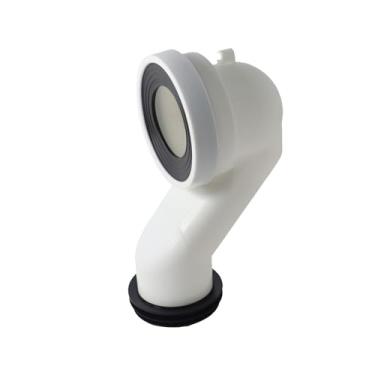 Imagem de Generic Tubo de drenagem do vaso sanitário, tubo de saída, adaptador de descarga traseira, anti-vazamento, fácil instalação do banheiro, peças de reparo,