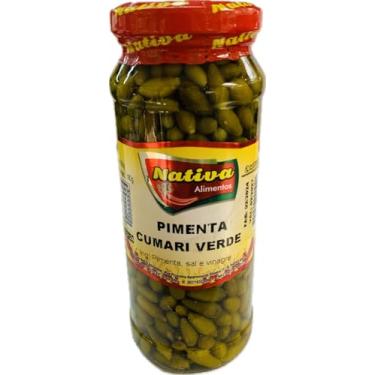 Imagem de Pimenta Cumari Verde Nativa Em Conserva (Liq.310g / Dren.180g)