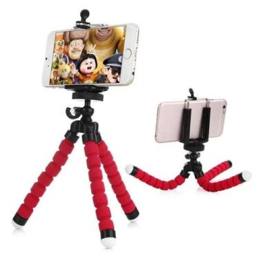 Imagem de Mini Tripé Flexível Celular Portátil Apoio Para Foto e Filmagem - Shit