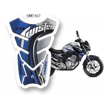 Imagem de Adesivo Cb250 Twister Resinado Protetor De Tanque H917 - Resitank
