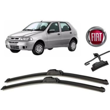 Imagem de Par de Palhetas para Limpador de Parabrisa Dianteiro Fiat Palio ano 19