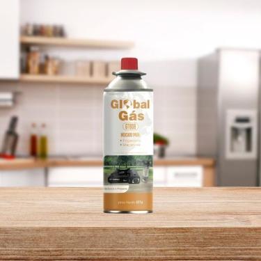 Imagem de Refil para maçarico e fogareiro cartucho gás butano campgás globalmix 
