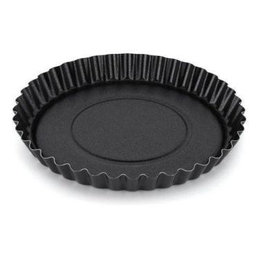 Imagem de Forma Assadeira Redonda Torta Bolo Aço Carbono 30 Cm Grafite - Wincy