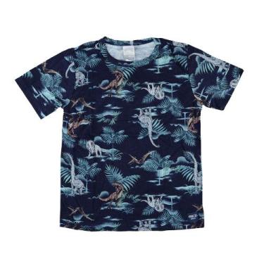 Imagem de Camiseta Infantil Masculina Lunender Jurassic Marinho - 4570, 01