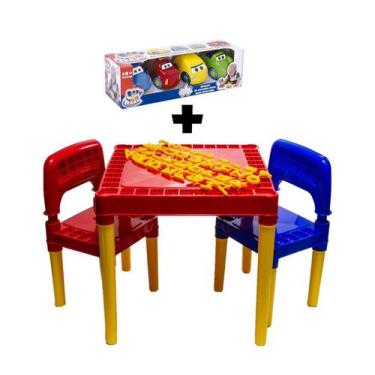 Imagem de Baby Cars 4 Carrinhos Sortidos Para Brincar E Mesa Educativa - Big Sta