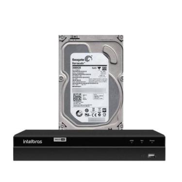 Imagem de Dvr Intelbras 8 Canais Mhdx 1208 Com Hd De 3tb Instalado