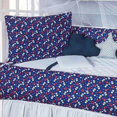 Imagem de Kit Berço Americano Ursinho Panda Kit Protetor Berço Bebe - Jm Enxovai