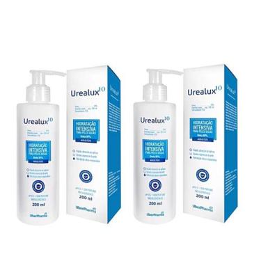 Imagem de Kit 2 Urealux 10% Hidratação Intensiva 200ml. - UberPharma