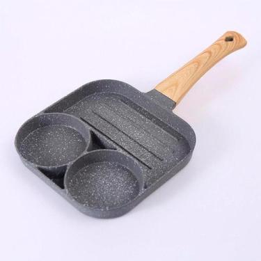 Imagem de Frigideira Sem Óleo Praticidade Frita 4 Ovos - RELET