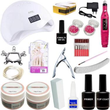 Imagem de Kit Unha Gel Banho de Gel Kit Unha Decoração J2 - Sun