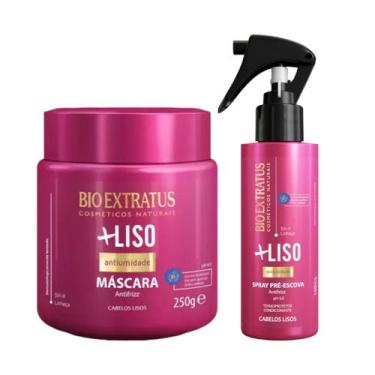Imagem de Kit Mais Liso 1 Máscara 250ml 1 Spray 100ml - BIOEXTRATUS
