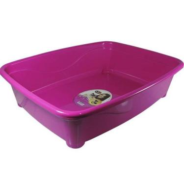 Imagem de Bandeja para Gatos Classic Rosa - Furacão Pet