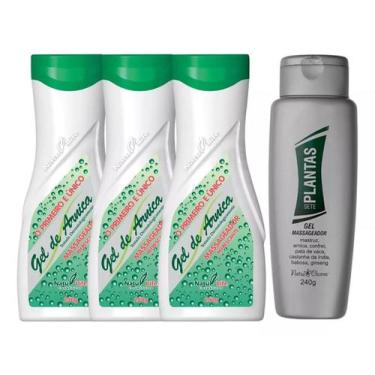 Imagem de Combo Massagem para Alívio de Dor Muscular: 3 Gel de Arnica + 1 Gel Ma