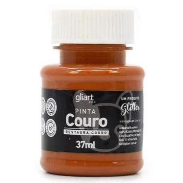 Imagem de Tinta para couro Natural e Sintético Pinta Couro Gliart 37ml, Havana