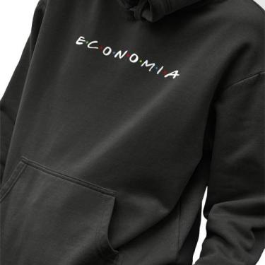 Imagem de Blusa Moletom Masculino Estampado Friends Economia em Algodão Fio 30.1