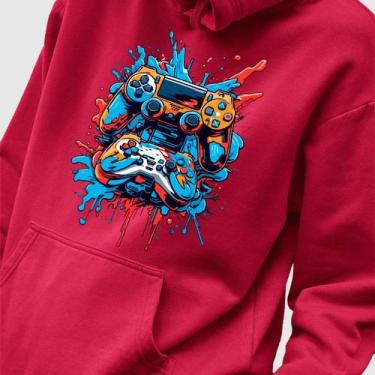 Imagem de Blusa Moletom Genuine Grit Masculina Estampada Algodão 30.1 Controle S