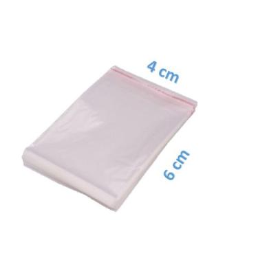 Imagem de Saco Adesivado Plastico Transparente 4x6 C/ 500 Unidades - Fs