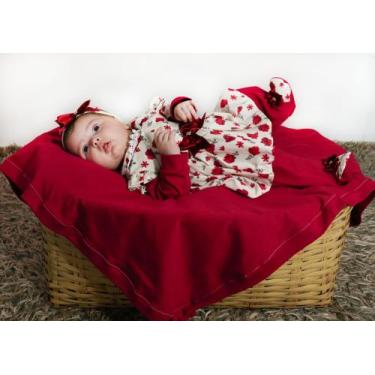 Imagem de Kit Saída De Maternidade Bela 4 Peças - Rosa - Vermelha- Salmão - Lalu