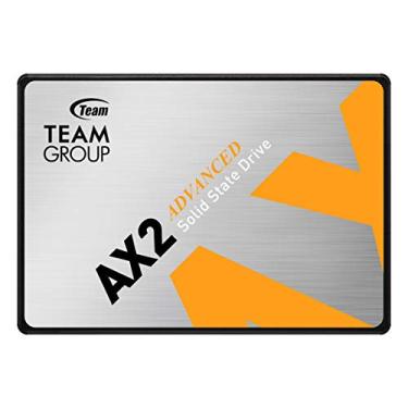 Imagem de TEAMGROUP SSD interno AX2 256GB 3D NAND TLC 2,5 polegadas SATA III (velocidade de leitura de até 520 MB/s) compatível com laptop e PC Desktop T253A3256G0C101