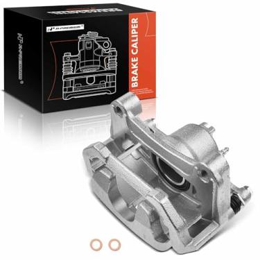 Imagem de A-Premium Conjunto de pinça de freio a disco com suporte compatível com modelos selecionados Nissan - Maxima 2009-2020 V6 3,5L, Sentra 2009-2012 L4 2,5L - Lado do passageiro dianteiro direito