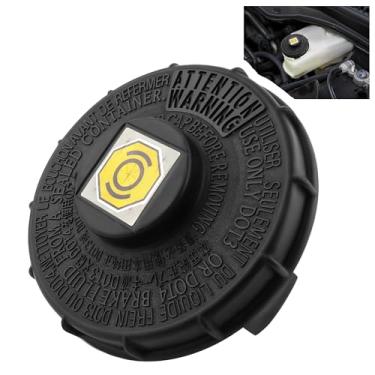 Imagem de Tampa do cilindro mestre de freio, substituição da tampa do fluido de freio OEM #46662-SLE-J01,46662-SDC-A02, tampa do reservatório de fluido de freio compatível com acessórios de carro Honda Fit EV