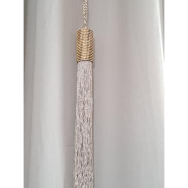Imagem de Pingente decorativo para cortina Infinty cilindro fendi dourafo - BELL