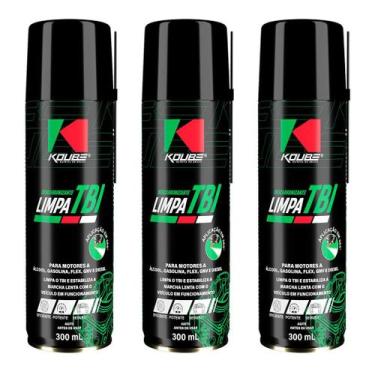 Imagem de Kit Descarbonizante Limpeza De Tbi Eletrônico 300ml 3 Uni - Koube