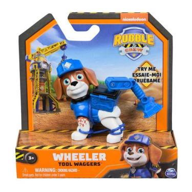 Imagem de Boneco Wheeler de 6cm - Rubble e Sua Turma - Patrulha Canina